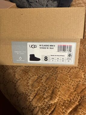 UGG W Classic Mini II Black Women's Winter Boots
